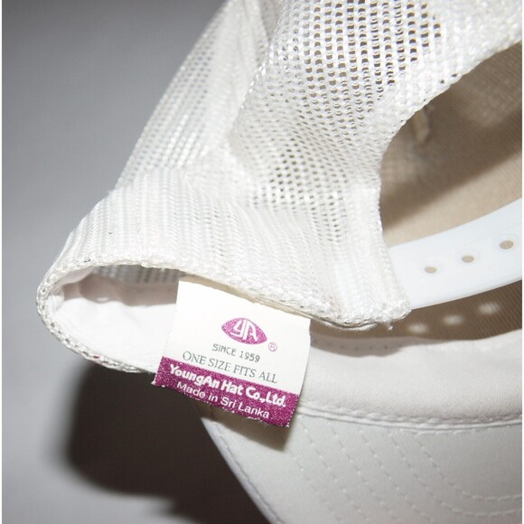 Vintage Myrtle Beach South Carolina Mesh Snap Back Trucker Hat White RARE - Picture 3 of 8